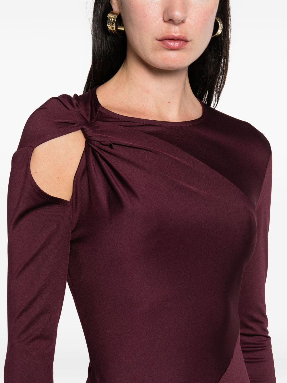 Top a maniche lunghe con dettagli cut-out Victoria Beckham - donna 