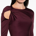 Top a maniche lunghe con dettagli cut-out Victoria Beckham - donna 