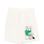 Pantaloncini con stampa grafica in bianco Kidsuper - uomo 