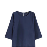 Top fastoso in blu Maxmara weekend - donna 