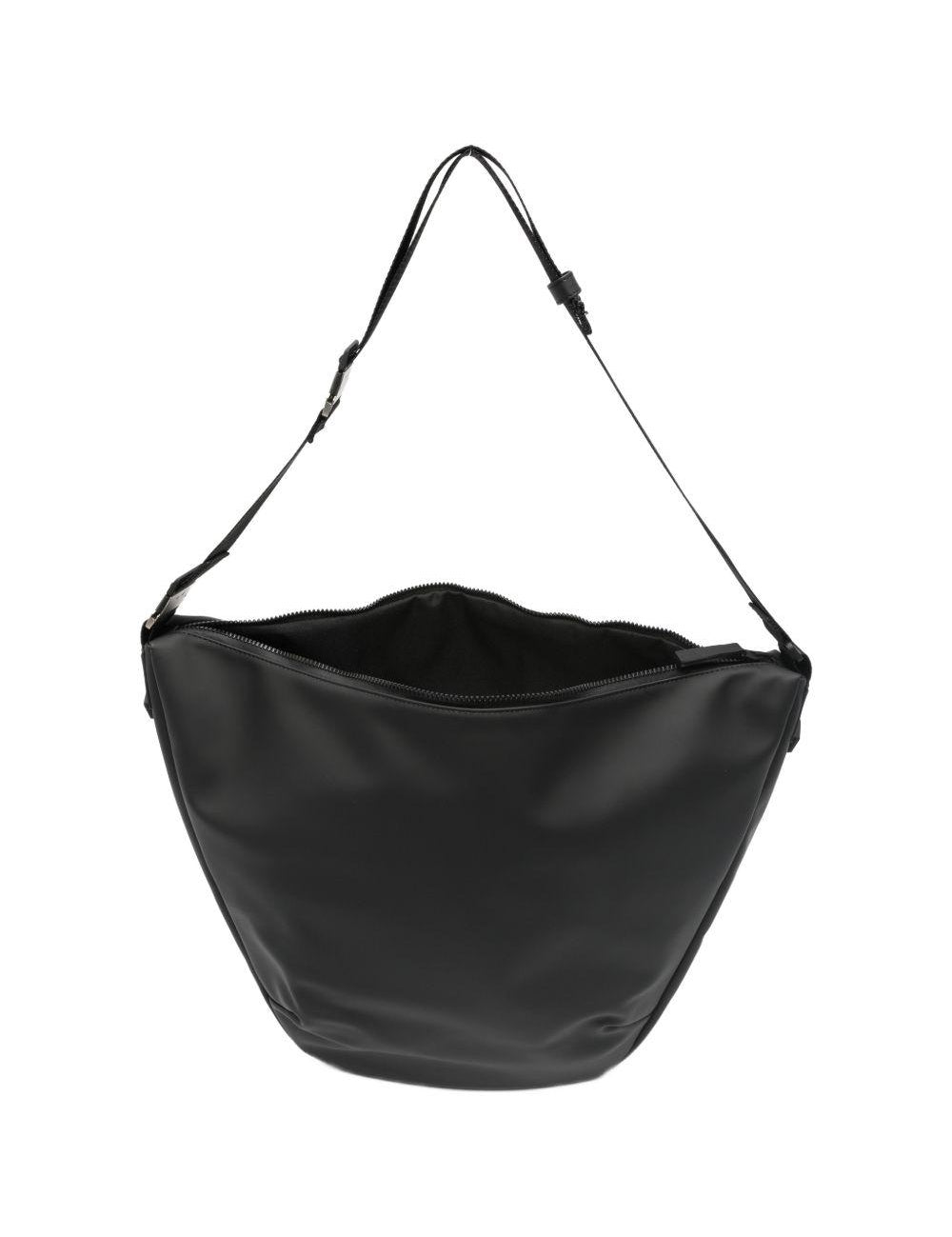 Borsa a spalla Valeria grande in nero Rains - unisex 