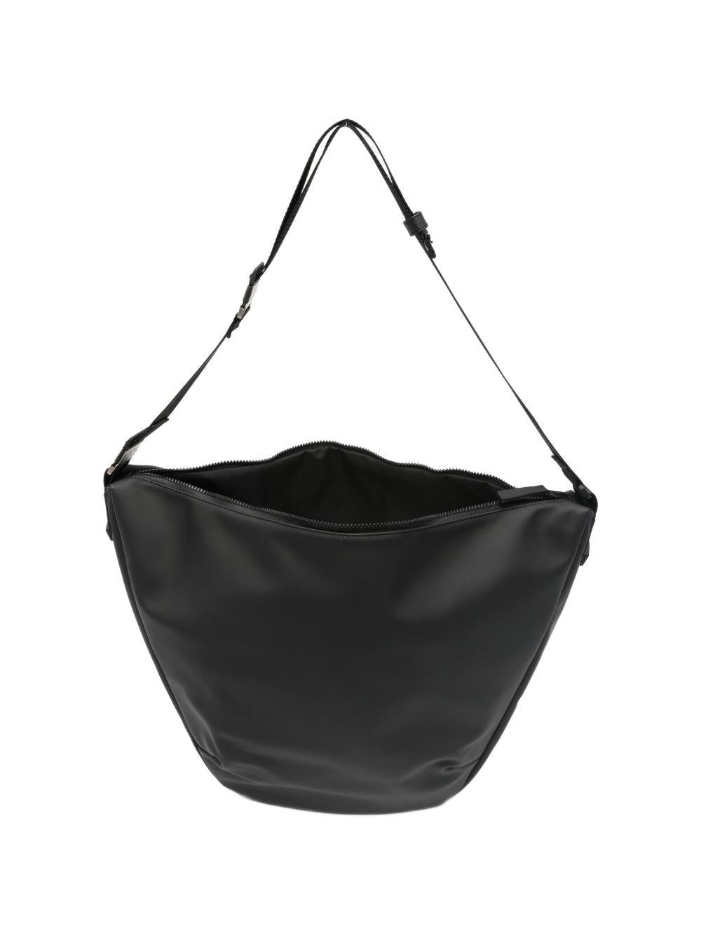 Borsa a spalla Valeria grande in nero Rains - unisex 
