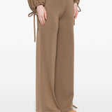 Pantaloni con vita elasticizzata in marrone Maxmara - donna 