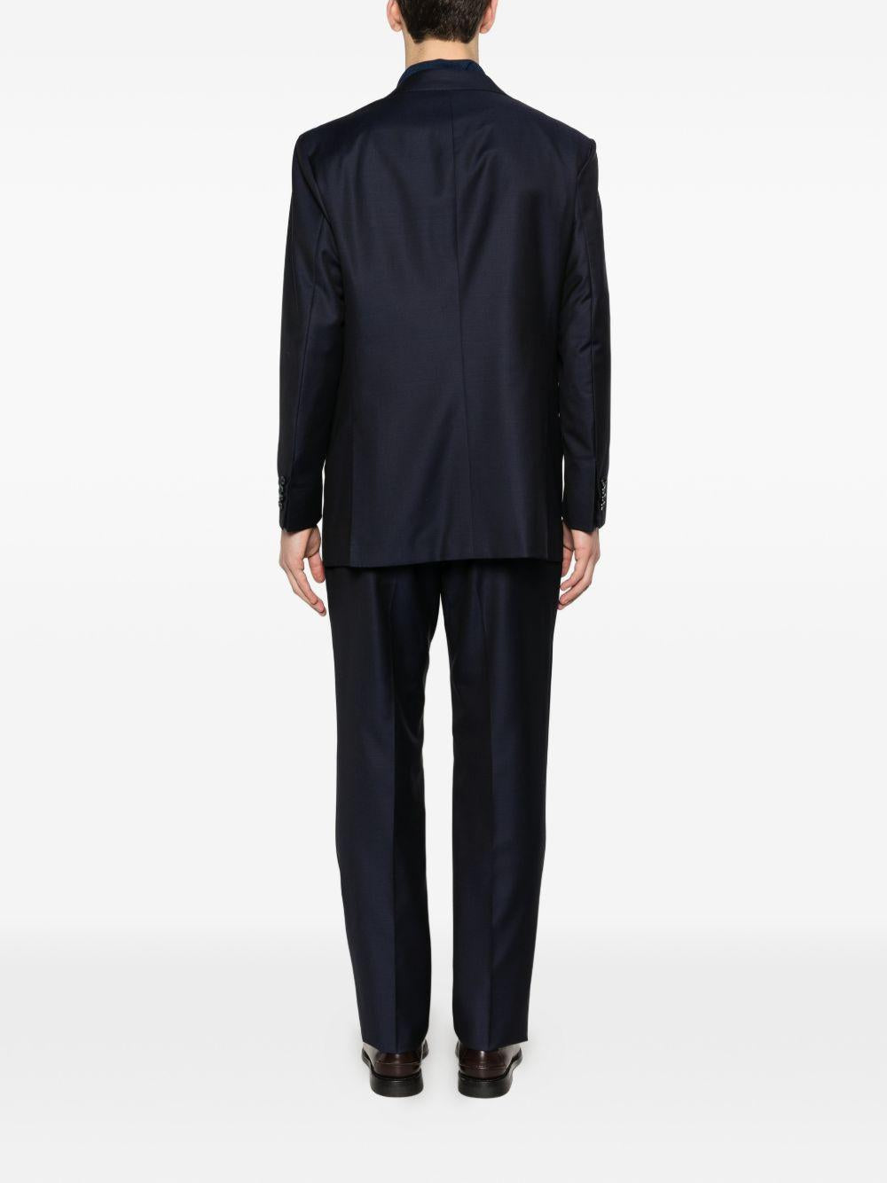 Completo doppiopetto in blu Kiton - uomo 