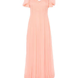 Abito lungo con plisse in rosa Ermanno Scervino - donna 