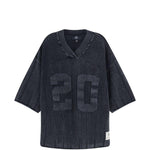 T-shirt oversize a coste con scollo a v in grigio Represent - uomo 