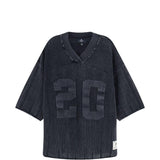 T-shirt oversize a coste con scollo a v in grigio Represent - uomo 