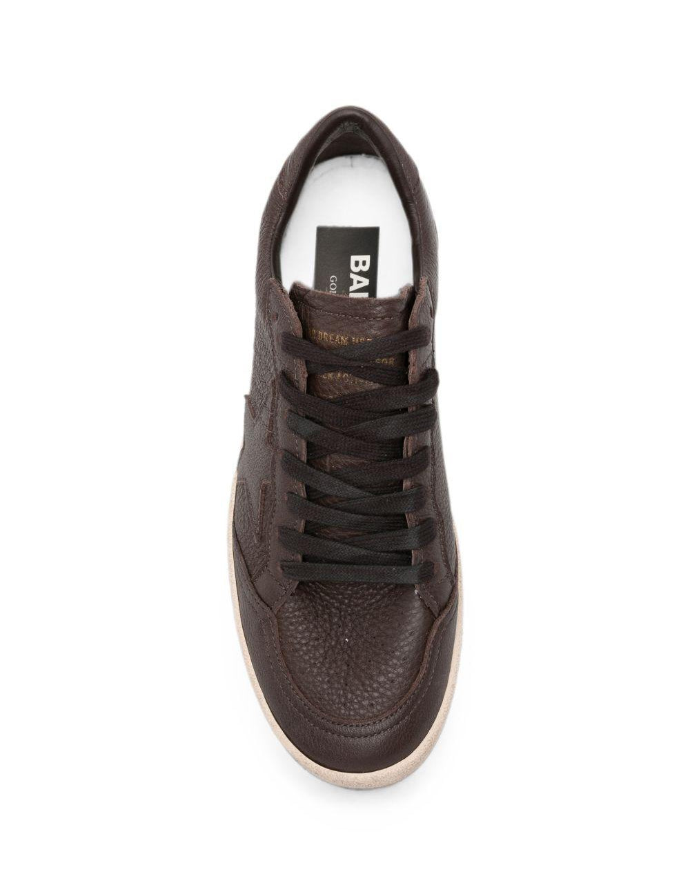 Sneakers ball star in marrone 
