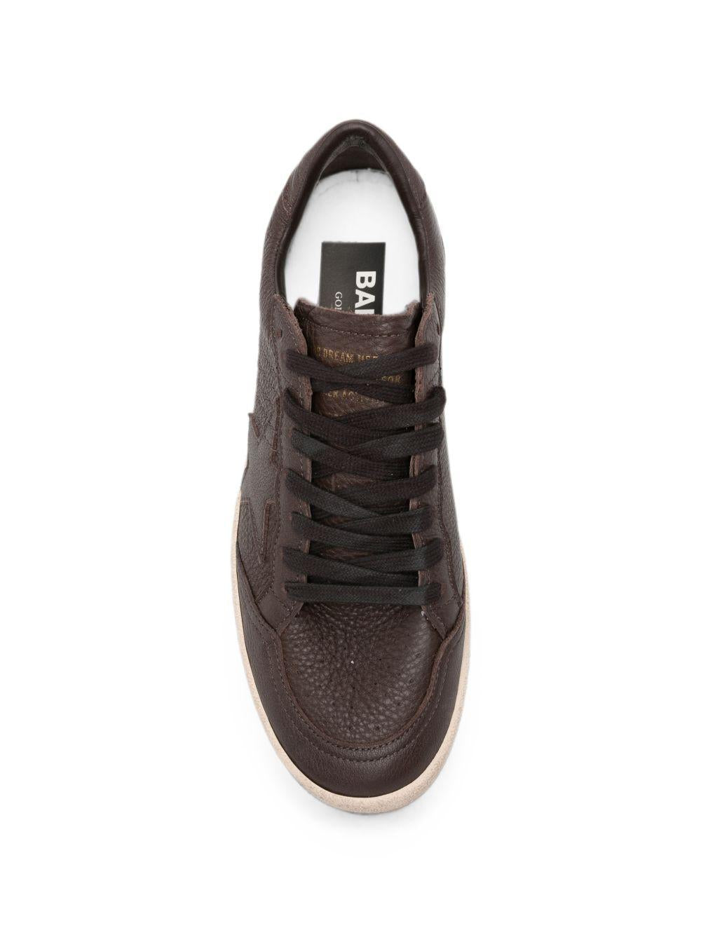 Sneakers ball star in marrone 