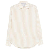 Camicia a righe in beige Eleventy - uomo 