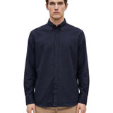 Camicia a maniche lunghe in blu 
