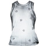 Canotta con stampa piercing in bianco Melitta baumeister - donna 