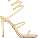 Sandali Cleo in oro Rene caovilla - donna 