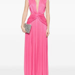 Abito maxi silla in fucsia Costarellos - donna 