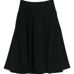 Gonna midi a pannelli Celeste in nero Entire studios - donna 