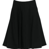 Gonna midi a pannelli Celeste in nero Entire studios - donna 