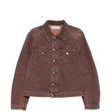 Giacca Origin con bottoni in denim in marrone Our Legacy - UOMO 