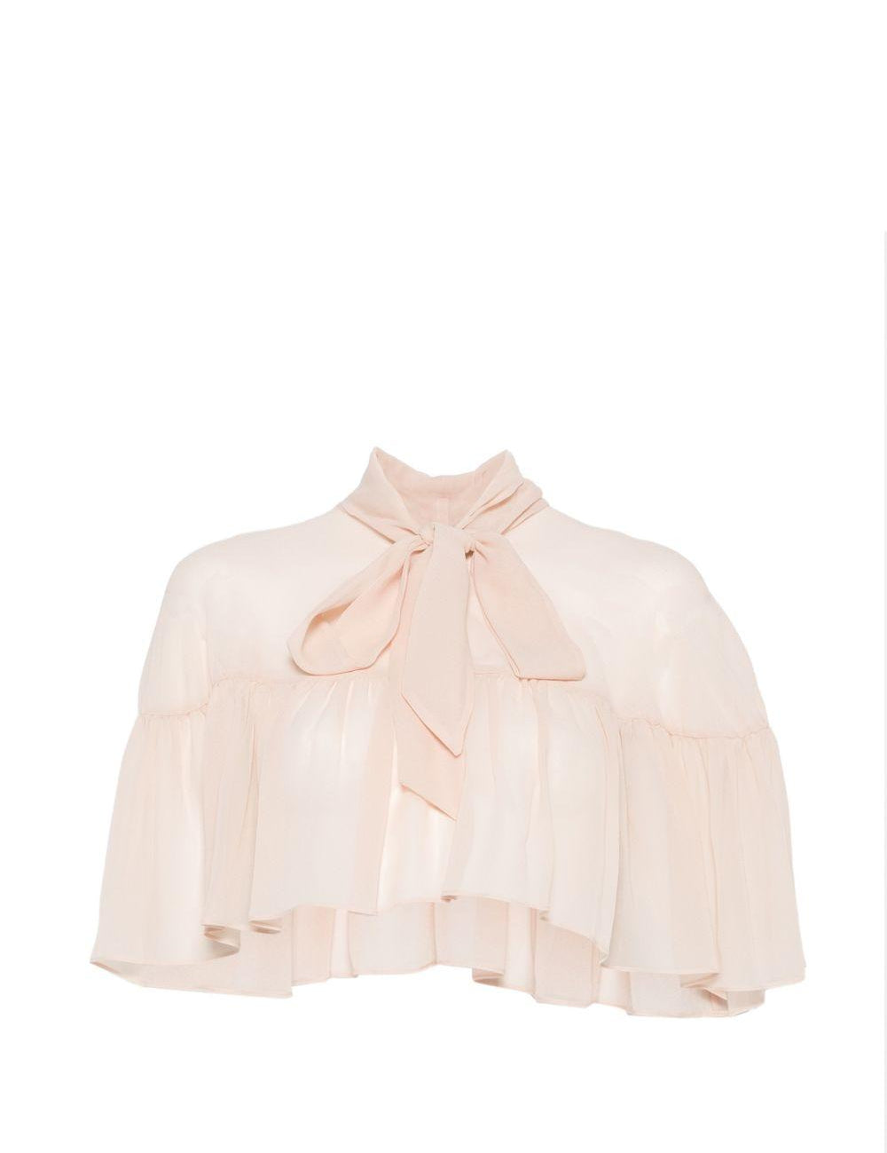 Blusa con fiocco in rosa chiaro Max Mara - donna 
