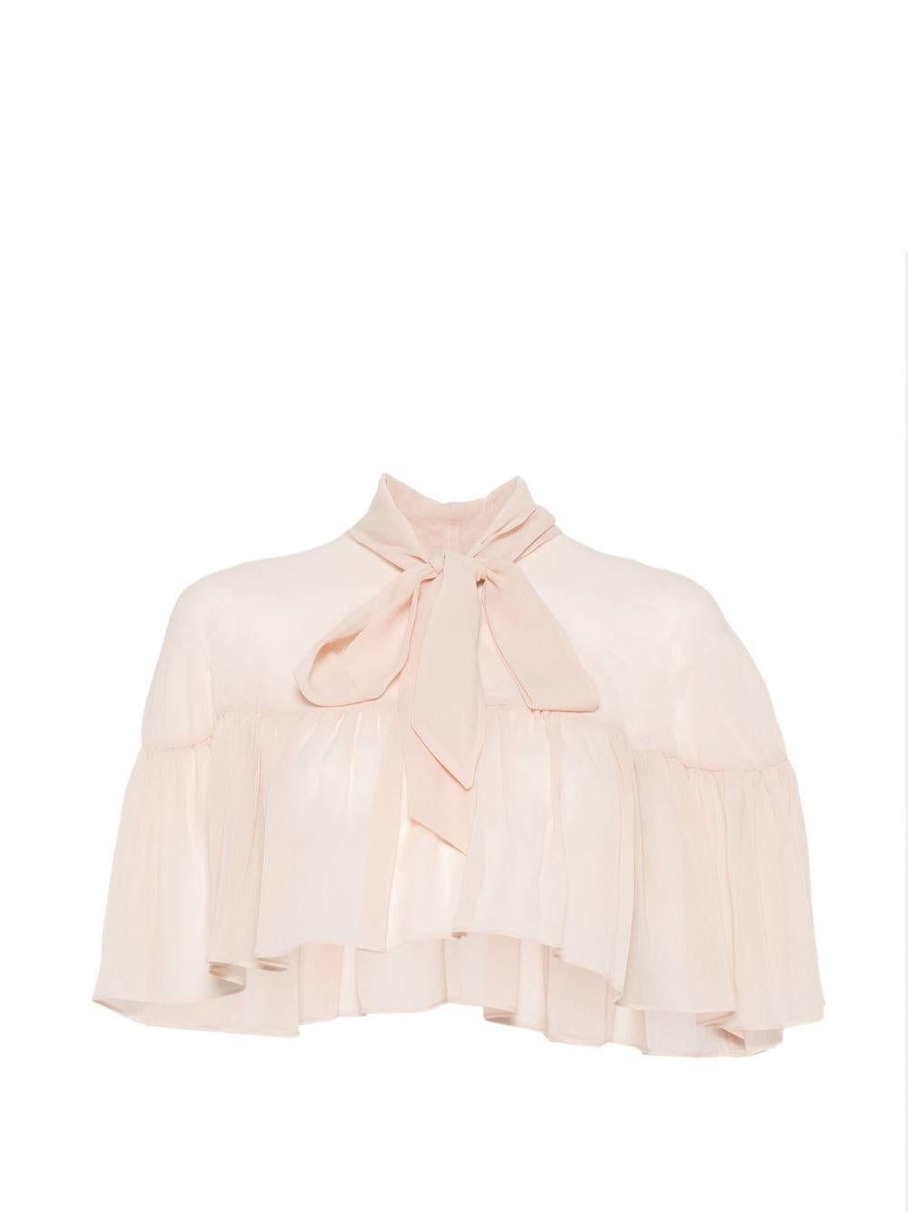 Blusa con fiocco in rosa chiaro Max Mara - donna 