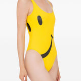 Costume da bagno con stampa in giallo Moschino - donna 