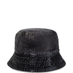 cappello a pescatore in denim nero carhartt wip - unisex 