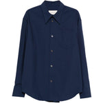 Camicia con tasche in blu AMI Paris - donna 