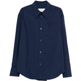 Camicia con tasche in blu AMI Paris - donna 