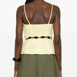 Top Cruz Cami in verde lime 
