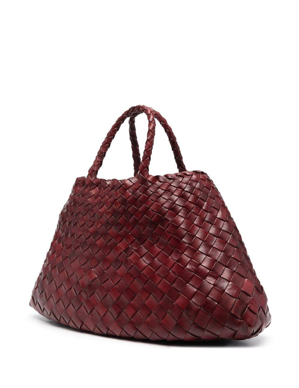 Borsa santa croce in bordeaux Dragon diffusion - donna 