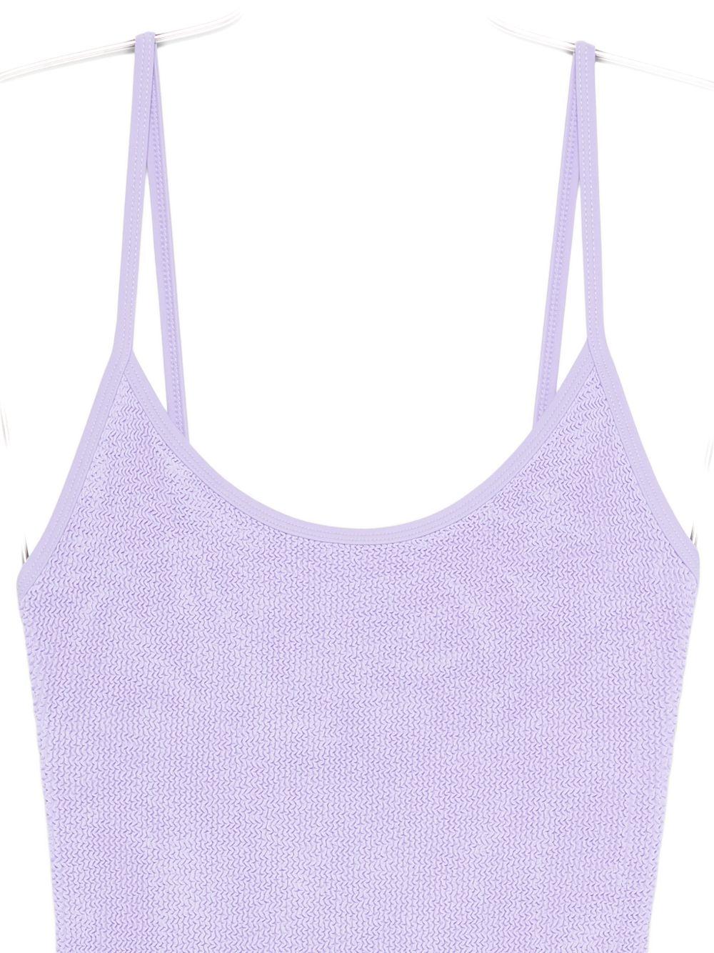 Costume da bagno con spalline in lilla Hunza g - donna 