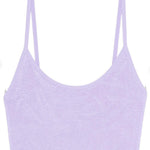 Costume da bagno con spalline in lilla Hunza g - donna 