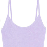 Costume da bagno con spalline in lilla Hunza g - donna 