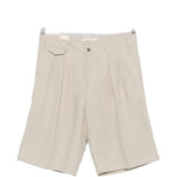 Pantaloncini con dettagli a pieghe in beige Briglia 1949 - uomo 