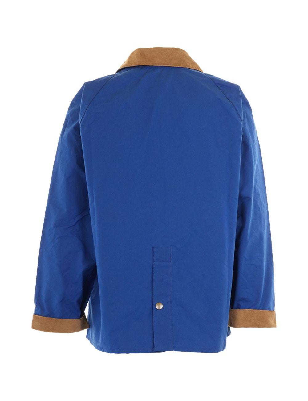 Giacca Sugarlump Bedale con colletto a coste in blu Barbour x paul smith - uomo 