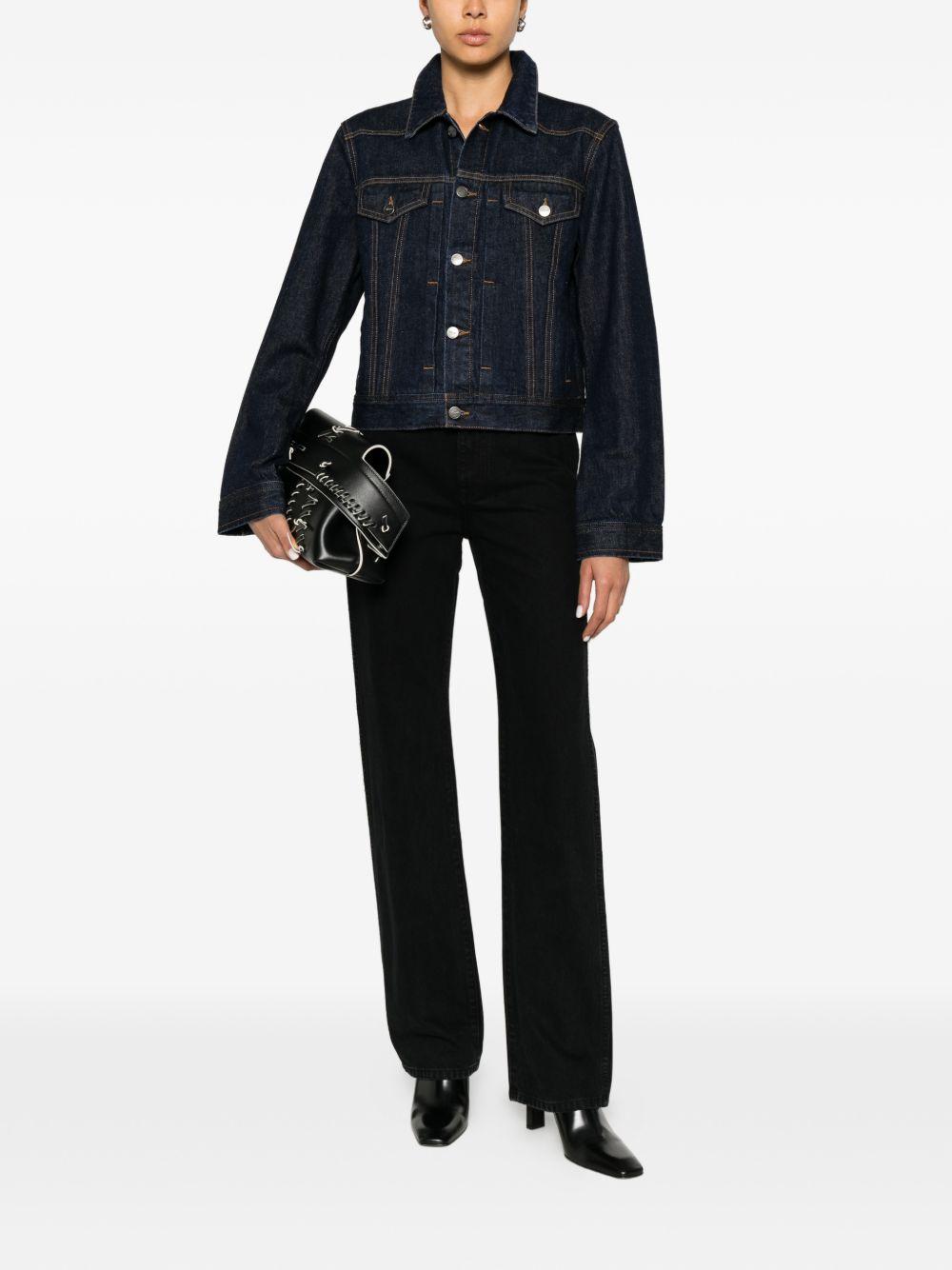 Jeans dritti Danielle in nero Khaite - donna 