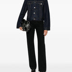 Jeans dritti Danielle in nero Khaite - donna 