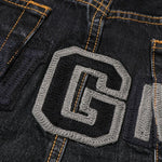 Jeans con applicazione in blu Bape - uomo 