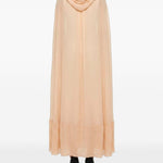 Top lungo con cappuccio in beige Blumarine - donna 