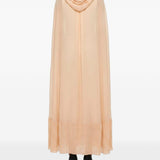 Top lungo con cappuccio in beige Blumarine - donna 