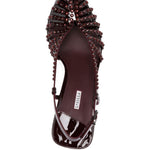 Sandali con cristalli da in bordeaux Le silla - donna 