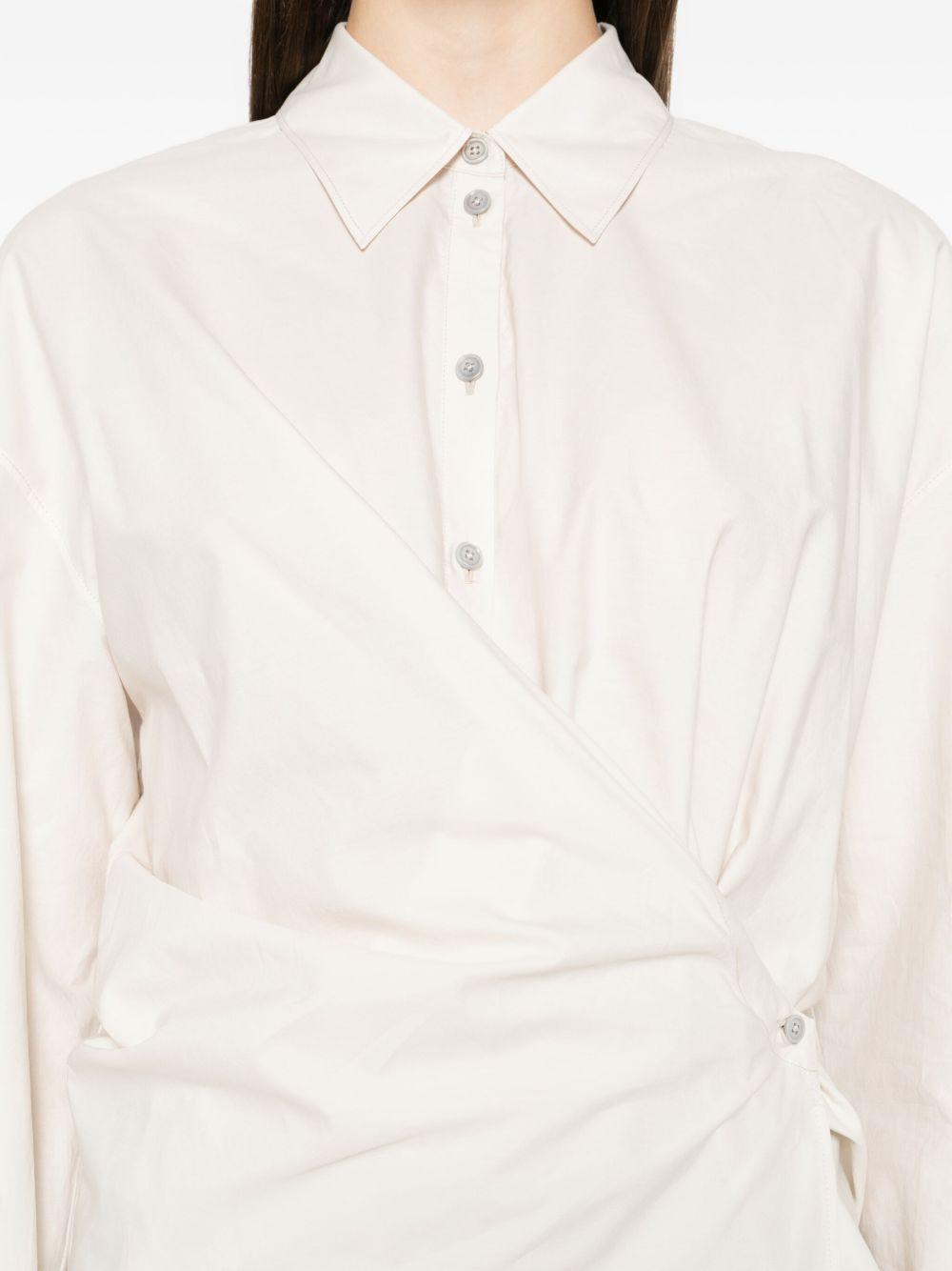 Camicia con chiusura laterale in avorio Lemaire - donna 