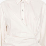 Camicia con chiusura laterale in avorio Lemaire - donna 