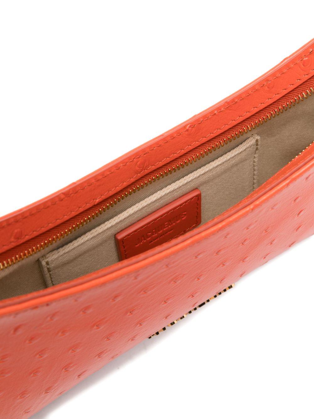 Borsa a spalla Le Bisou Perle in arancione Jacquemus - donna 