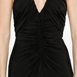 Abito lungo con ruches in nero Self-Portrait - donna 