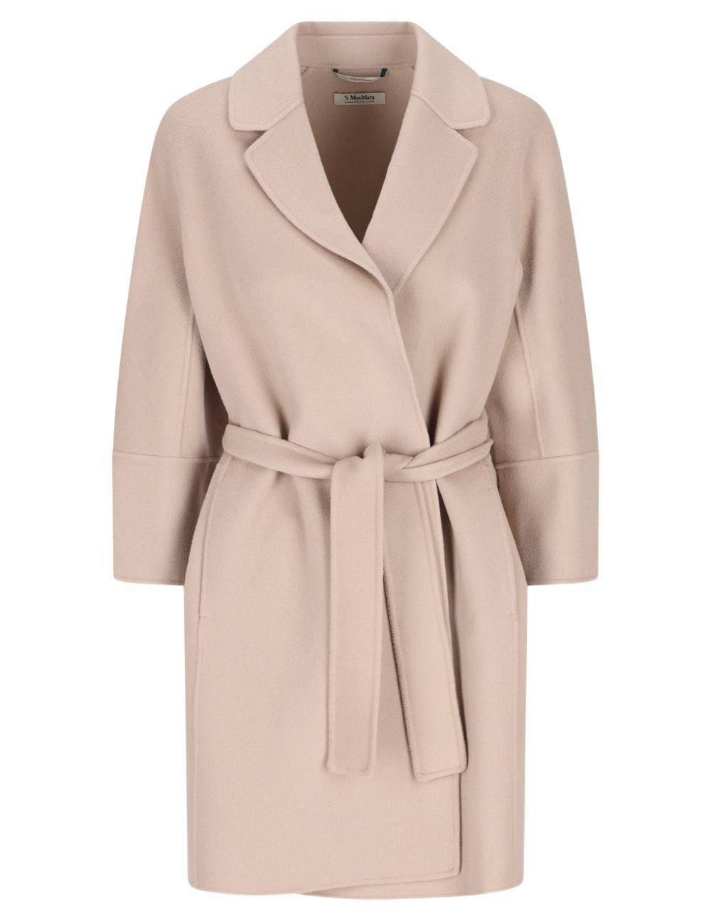Cappotto Arona cintura in beige 'S Max Mara - donna 