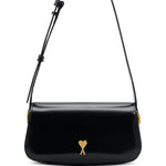 Borsa a spalla mini Paris Paris in nero ami paris - unisex 