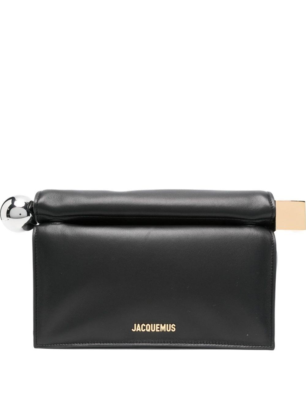 Borsa La Pochette Rond Carre in nero 
