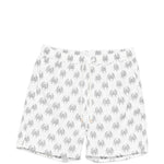 Pantaloncini da bagno con stampa granchio in bianco e nero Eleventy - uomo 