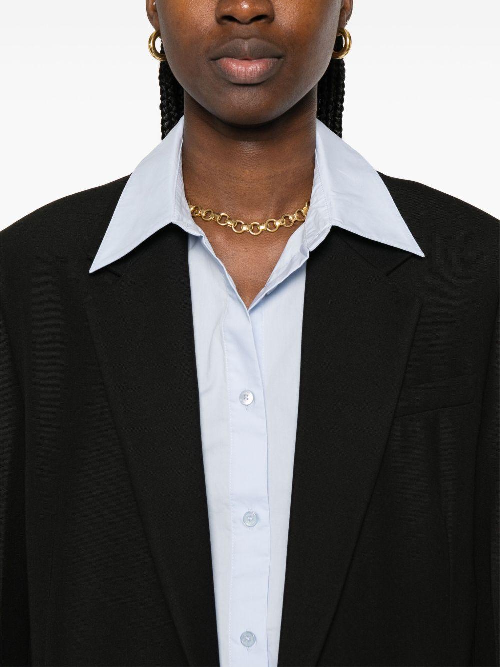 Blazer sartoriale monopetto in nero Toteme - donna 
