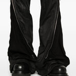 Jeans con zip in nero Rick owens drkshdw - uomo 